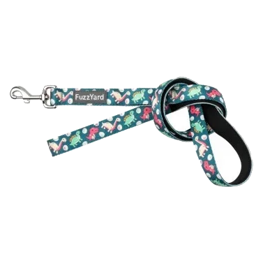 Guinzaglio per cani imbottito FuzzYard Dinosaur Land in neoprene