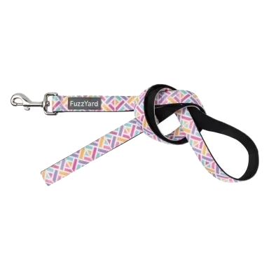 Guinzaglio per cani FuzzYard Bubblegum Burst in neoprene imbottito