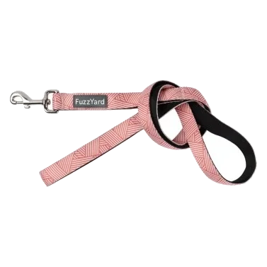 Guinzaglio per cani FuzzYard Thornbury Brick Red in neoprene imbottito