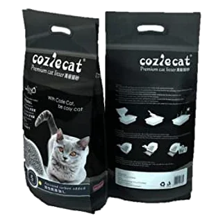 Lettiera per gatti in bentonite Coziecat al carbone attivo, 10 litri