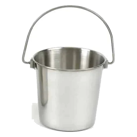 Secchio abbeveratoio in acciaio inox Classic T1 per cani, 1800 ml
