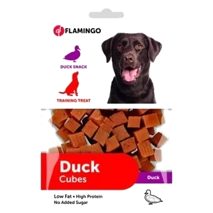 Cubetti di anatra per cani, 85 g