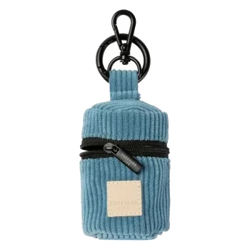 Porta sacchetti per cani in velluto FuzzYard Life French Blue
