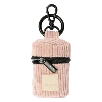 Porta sacchetti per cani in velluto FuzzYard Life Soft Blush