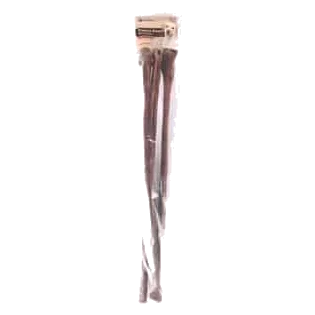 Esofago di vitello Flamingo a strisce rotonde per cani, 50 cm