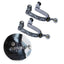 Speroni stile western in acciaio inox, 1 paio – vista 3
