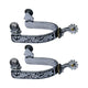 Speroni stile western in acciaio inox, 1 paio