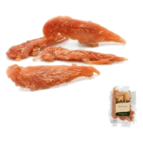 Filetto di petto di pollo essiccato all'aria per cani