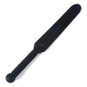 Frustino da equitazione in silicone nero, 38 cm