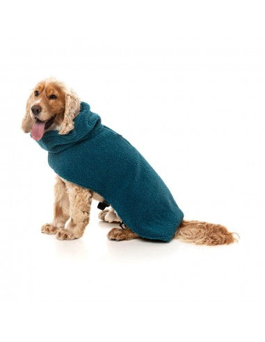 Cappottino per cani a collo alto FuzzYard The Cosy, Blue Lagoon (taglia 1)