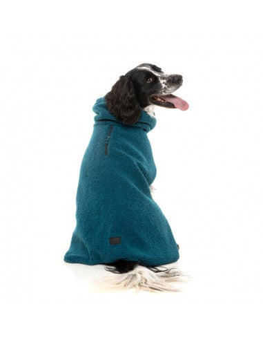 Cappottino per cani a collo alto FuzzYard The Cosy, Blue Lagoon (taglia 1)