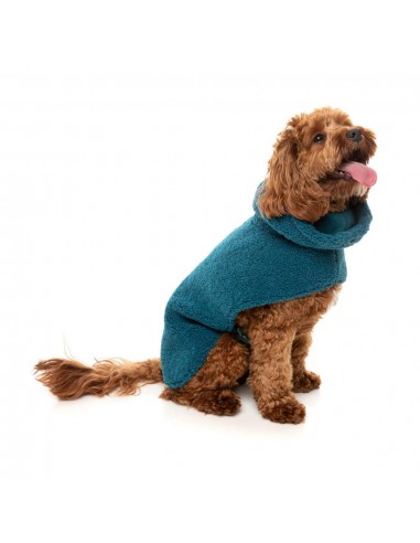 Cappottino per cani a collo alto FuzzYard The Cosy, Blue Lagoon (taglia 1)