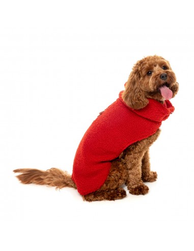 Cappottino per cani a collo alto FuzzYard The Cosy, rosso ciliegia (taglia 1)