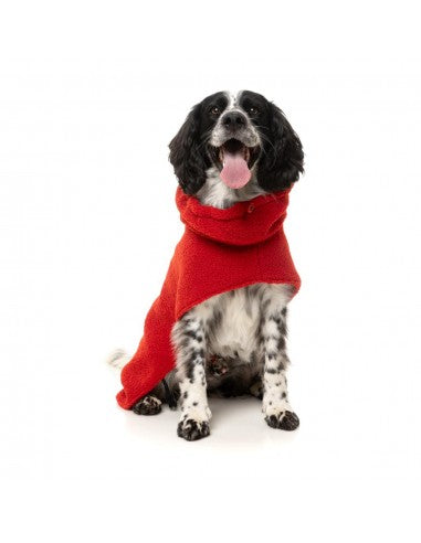 Cappottino per cani a collo alto FuzzYard The Cosy, rosso ciliegia (taglia 1)