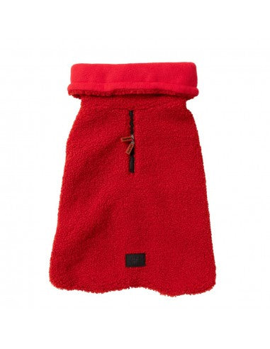Cappottino per cani a collo alto FuzzYard The Cosy, rosso ciliegia (taglia 1)