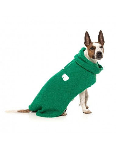 Cappottino per cani a collo alto FuzzYard The Snuggle, verde (taglia 1)