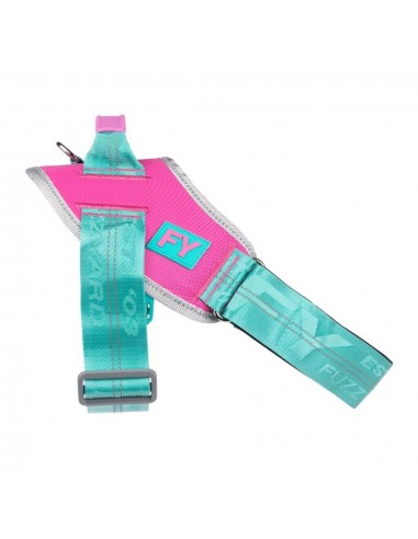 Pettorina riflettente per cani FuzzYard Flash Bubblegum