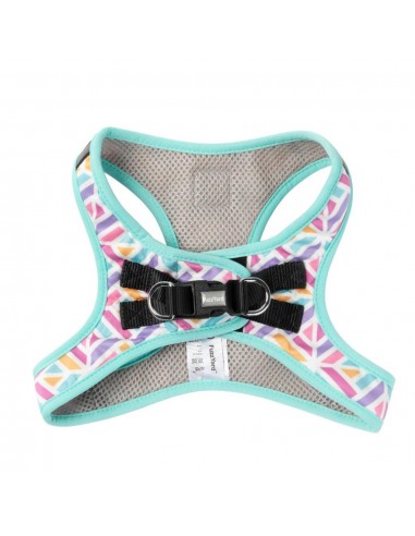 Pettorina step-in per cani FuzzYard Bubblegum Burst traspirante