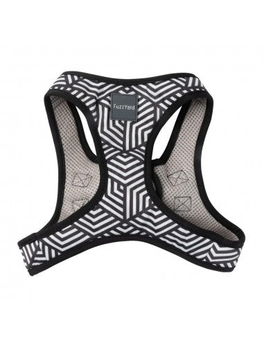 Pettorina step-in per cani FuzzYard Fitzroy traspirante e riflettente