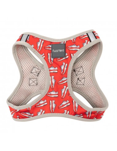 Pettorina step-in per cani FuzzYard Fresh Kicks traspirante e riflettente