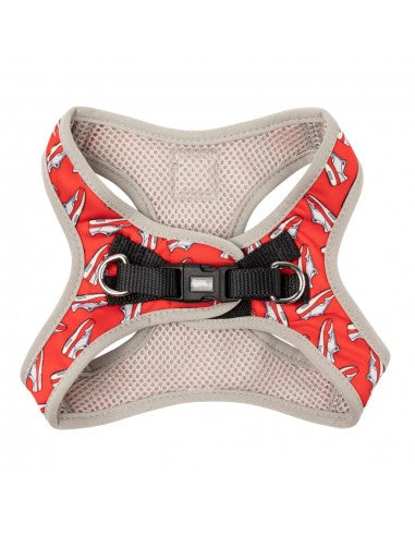 Pettorina step-in per cani FuzzYard Fresh Kicks traspirante e riflettente
