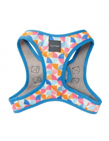 Pettorina step-in per cani FuzzYard Fresh Zest traspirante e riflettente