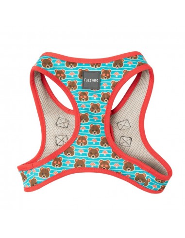 Pettorina step-in per cani FuzzYard Fuzz Bear traspirante e riflettente