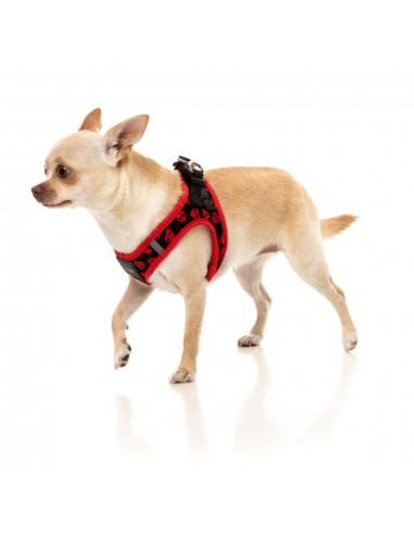 Pettorina step-in per cani FuzzYard Heartbreaker traspirante e riflettente