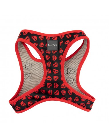 Pettorina step-in per cani FuzzYard Heartbreaker traspirante e riflettente