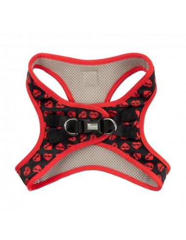 Pettorina step-in per cani FuzzYard Heartbreaker traspirante e riflettente
