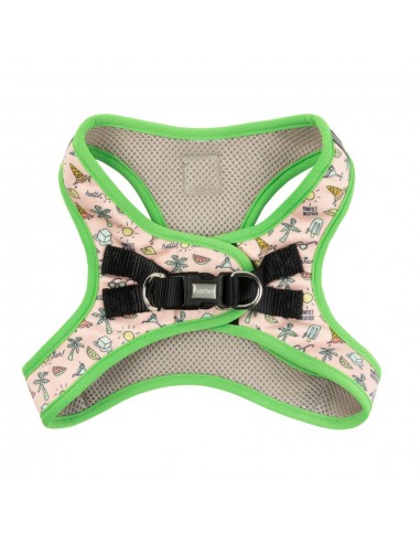 Pettorina step-in per cani FuzzYard Hello Sun traspirante e riflettente