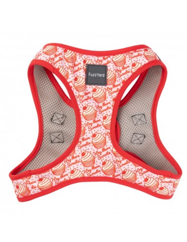 Pettorina step-in per cani FuzzYard Hey There Sweetie traspirante e riflettente