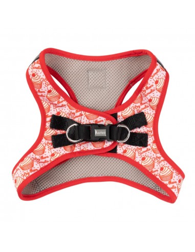Pettorina step-in per cani FuzzYard Hey There Sweetie traspirante e riflettente