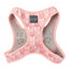 Pettorina step-in per cani FuzzYard Pink Lemonade traspirante e riflettente