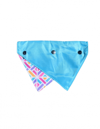 Bandana per cani reversibile FuzzYard Bubblegum Burst taglia M/L