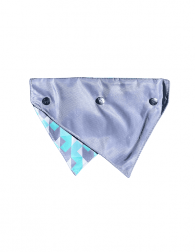 Bandana reversibile per cani FuzzYard Mint Fizz, taglia M/L