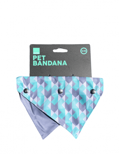 Bandana reversibile per cani FuzzYard Mint Fizz, taglia S/M
