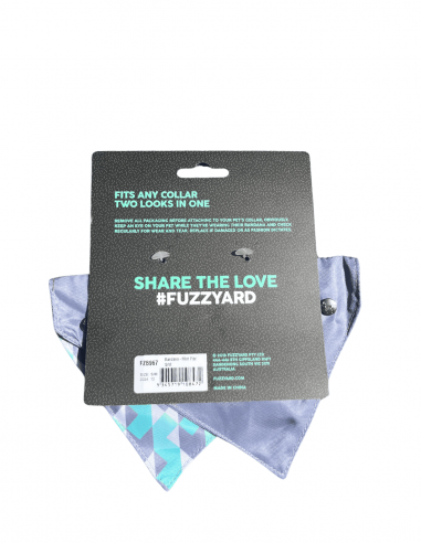 Bandana reversibile per cani FuzzYard Mint Fizz, taglia S/M