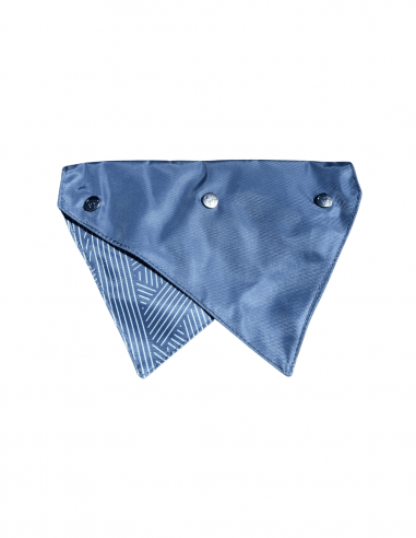 Bandana reversibile per cani FuzzYard Thornbury Aegean Blue M/L