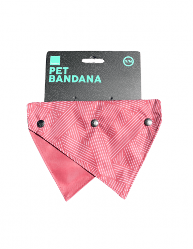 Bandana reversibile per cani FuzzYard Thornbury Brick Red S/M