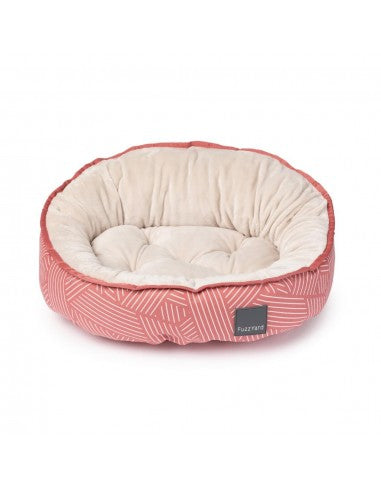 Cuccia reversibile per cani FuzzYard Thornbury Brick Red (taglia M)