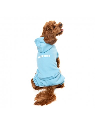Tuta con cappuccio per cani FuzzYard Chillin' blu
