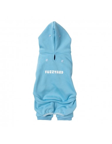 Tuta con cappuccio per cani FuzzYard Chillin' blu