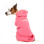 Tuta con cappuccio per cani FuzzYard Chillin' rosa