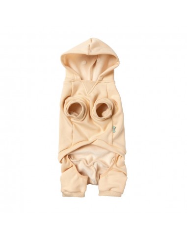 Felpa con cappuccio per cani FuzzYard Urban Buttermilk