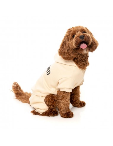 Felpa con cappuccio per cani FuzzYard Urban Buttermilk