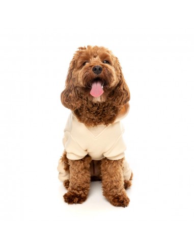 Felpa con cappuccio per cani FuzzYard Urban Buttermilk
