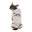 Felpa con cappuccio per cani FuzzYard Urban grigio chiaro