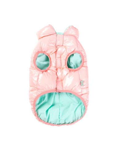 Piumino per cani FuzzYard Amor rosa confetto