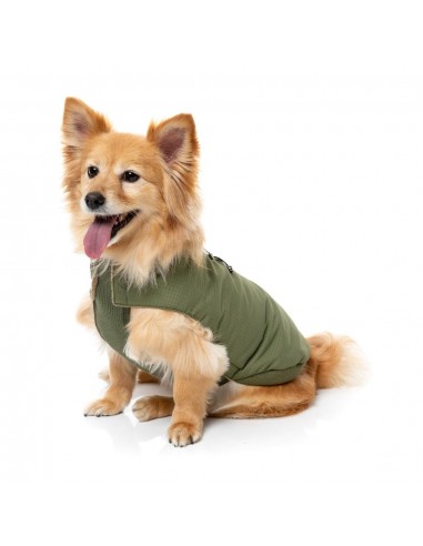 Bomber imbottito per cani FuzzYard verde cachi